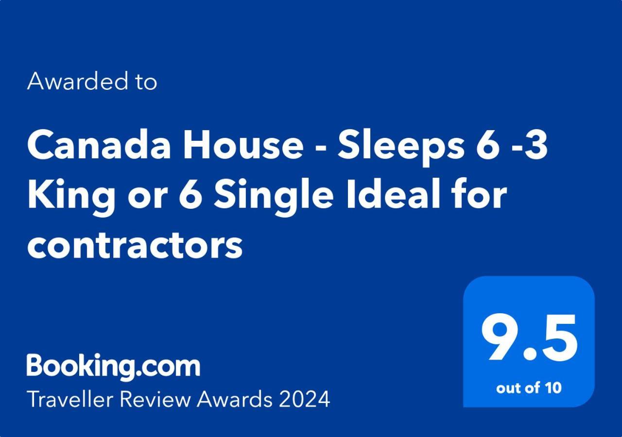 Canada House - Sleeps 6 -3 King Or 6 Single Ideal For Contractors วอร์ริงตัน ภายนอก รูปภาพ